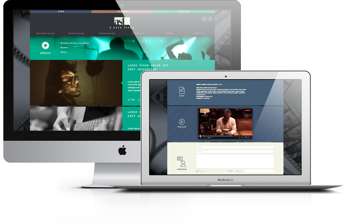 A Sala Llena - Responsive